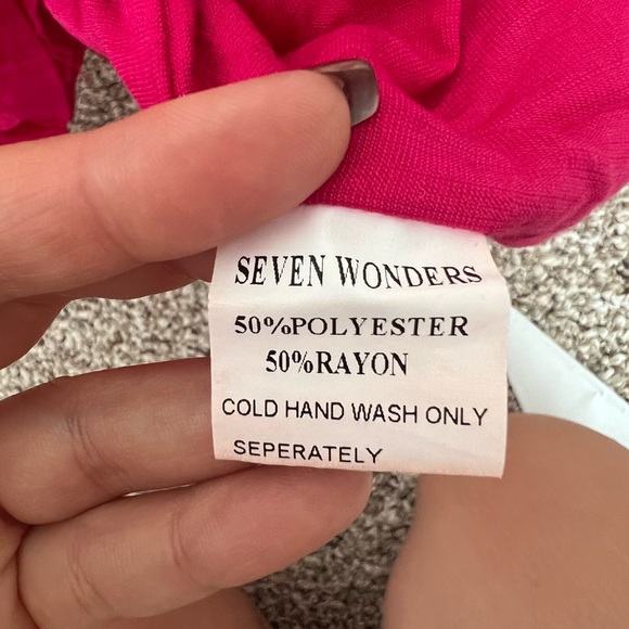 Seven Wonders - Wyatt Mini Dress (Fuchsia) - Picture 8 of 10